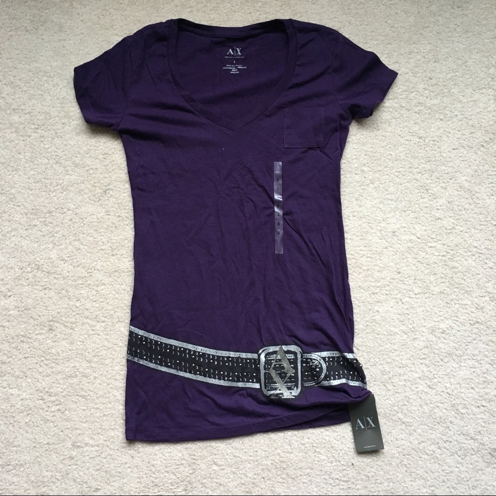 [NWT] A|X Armani Exchange Belt Tee